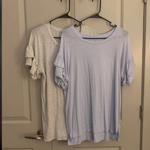 Aerie 2 “Just add leggings” lounge shirts medium